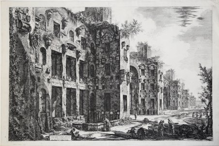 Veduta degli avanzi superiori delle Terme di Diocleziano a S. …