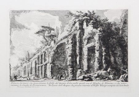 Veduta dei Muri che investivano le falde de monte Celio…