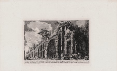 Veduta dei Muri che investivano le falde de monte Celio…