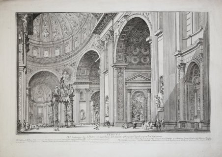 Veduta Del di dentro di S. Pietro, con l'occhiata dell'Interno …