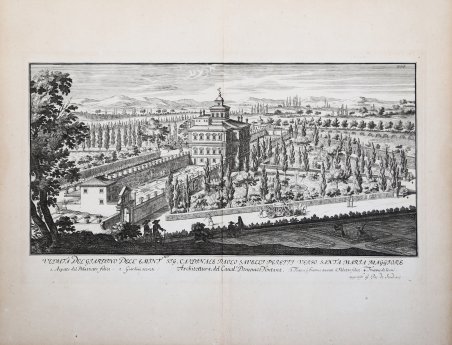 Veduta del Giardino dell' Emint.mo Sig. Cardinale Paolo Savelli peretti …