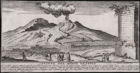 Veduta del Monte Vesuvio