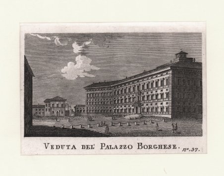 Veduta del Palazzo Borghese