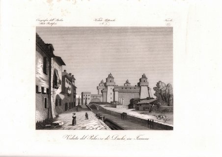 Veduta del Palazzo dè Duchi in Ferrara