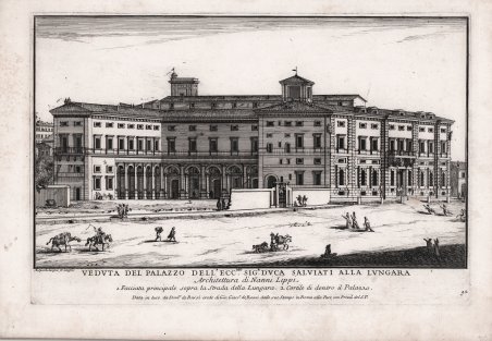 Veduta del Palazzo dell'Ecc.mo Sigr. Dvca Salviati alla Lvngara
