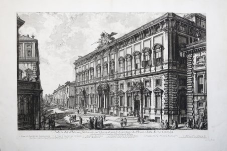Veduta del Palazzo fabbricato sul Quirinale per le Segreterie de …