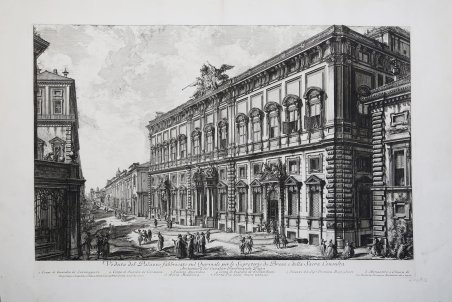 Veduta del Palazzo fabbricato sul Quirinale per le Segreterie de …