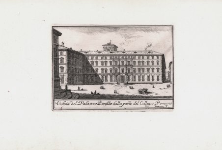 Veduta del Palazzo Panfilio dalla parte del Collegio Romano