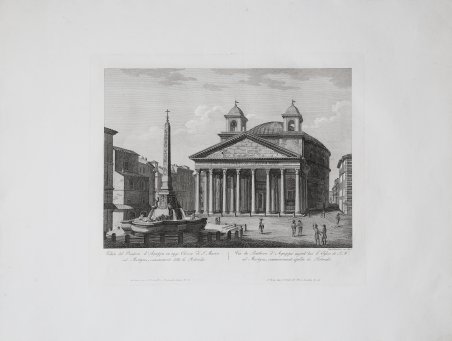 Veduta del Panteon di Agrippa in oggi Chiesa di S. … | Immagine principale