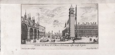 Veduta del Piaza di St. Marco di Venezia vista verso …