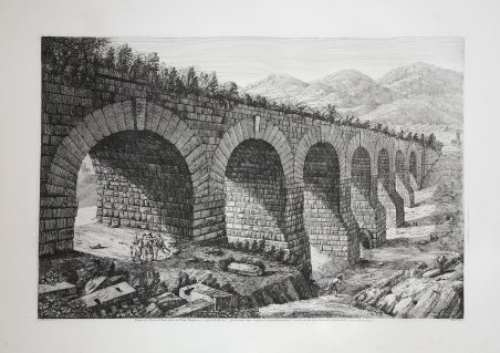 Veduta del Ponte di Nona fuori di Porta Maggiore,9 miglia …