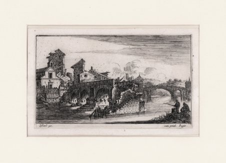 (Veduta del ponte Santa Maria oggi Ponte Rotto)