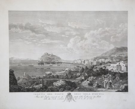 Veduta del Porto dell'Isola di Ischia
