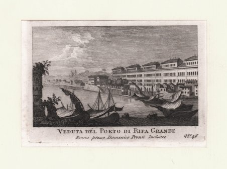 Veduta del Porto di Ripa Grande