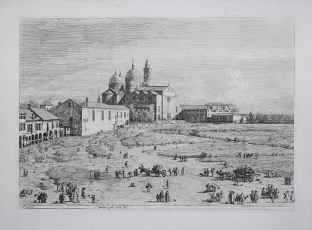 Veduta del Prato della Valle a Padova