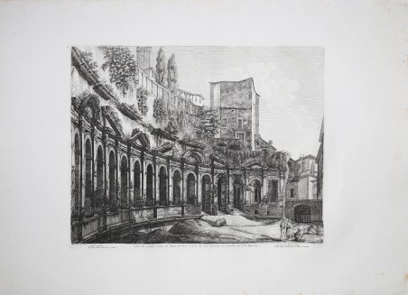 Veduta del secondo ordine dei bagni di Paolo Emilio da …