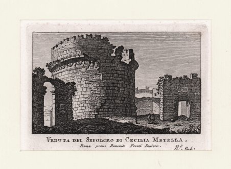 Veduta del Sepolcro di Cecilia Metella