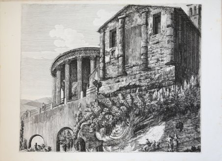 Veduta del Tempio della Dea Albunea,da altri creduto della Sibilla,e …