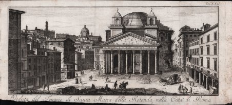 Veduta del Tempio di Santa Maria della Rotonda, nella Città …