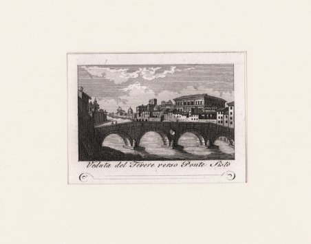 Veduta del Tevere verso Ponte Sisto