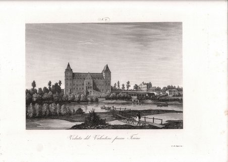 Veduta del Valentino presso Torino