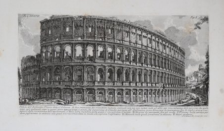 Veduta dell'Anfiteatro Flavio detto il Colosseo.