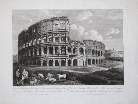 Veduta dell'Anfiteatro Flavio detto Il Colosseo