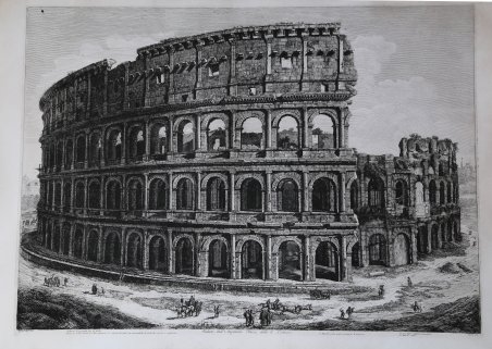 Veduta dell'Anfiteatro Flavio, detto il Colosseo