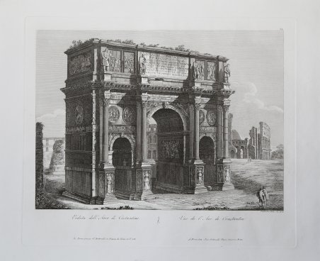 Veduta dell'Arco di Costantino / Vue de l'Arc de Constantin