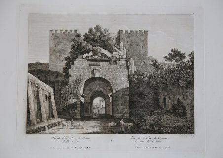 Veduta dell'Arco di Druso dalla Città