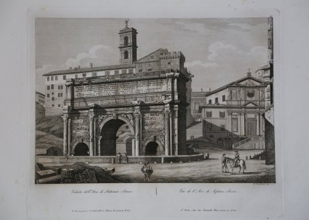 Veduta dell'Arco di Settimio Severo