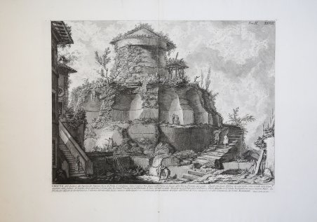 Veduta dell'Avanzo del Sepolcro de' Scipioni fuori di Porta S. …