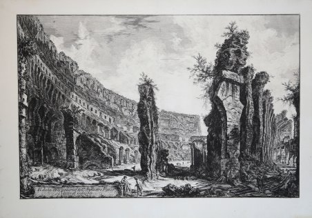 Veduta dell'interno dell'Anfiteatro Flavio detto il Colosseo