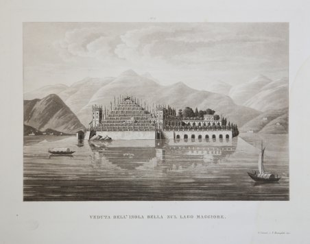 Veduta dell' Isola Bella sul Lago Maggiore