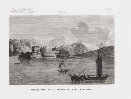 Veduta dell'Isola Madre sul Lago Maggiore