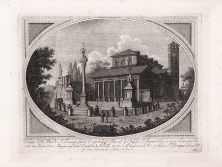 Veduta della Bas. di S. Lorenzo fuori le mura. / …
