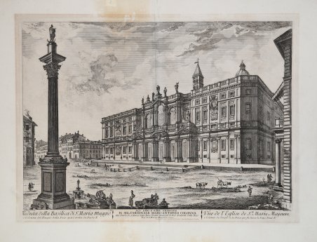 Veduta della Basilica di S. Maria Maggio.re - Vue de …