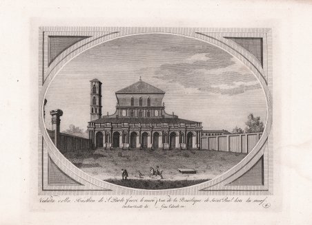 Veduta della Basilica di S. Paolo fuori le mura / …