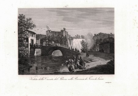Veduta della Cascata del Fibreno nella Provincia di Terra di …