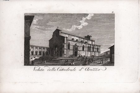 Veduta della Cattedrale d'Arezzo
