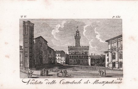 Veduta della Cattedrale di Montepulciano