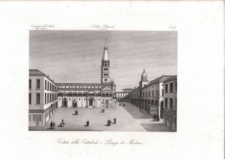 Veduta della Cattedrale e Piazza di Modena