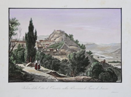 Veduta della Città di Caiazzo nella Provincia di Terra di …