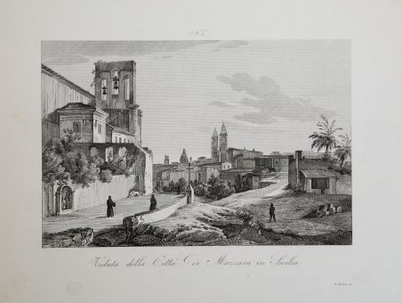 Veduta della Città di Mazzara in Sicilia