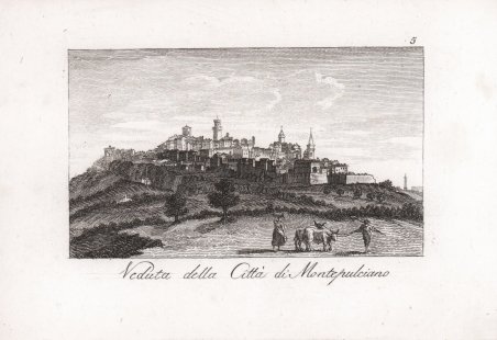 Veduta della Città di Montepulciano