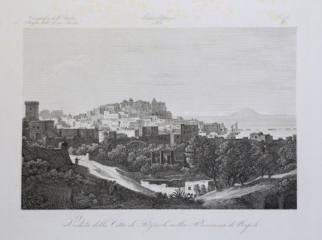 Veduta della Città di Pozzuoli nella Provincia di Napoli