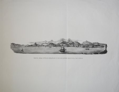 Veduta della città di S. Sebastiano di Rio de Janeiro …