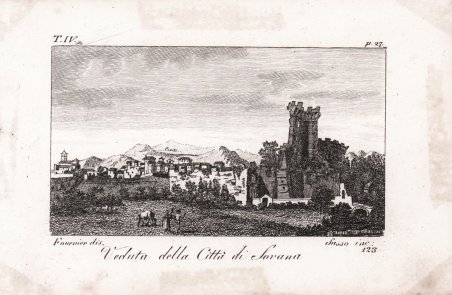 Veduta della Città di Sovana