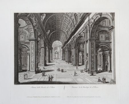 Veduta della Fontana dell'Acqua Vergine d.a di Trevi. / Vue …