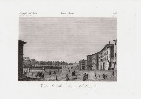 Veduta della Lizza di Siena